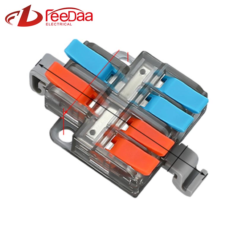 Conectores de cabo de fio rápido 2 em 4 saídas PCT-5224D