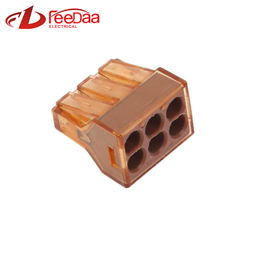 Conector de fiação rápida série WAGO 773 | 1 entrada 5 saída PCT-606