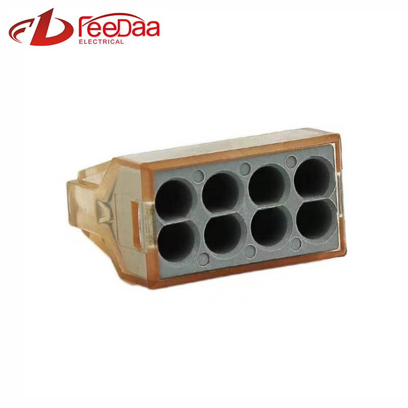Conector de fiação rápida série WAGO 773 | 1 entrada 7 saída PCT-608